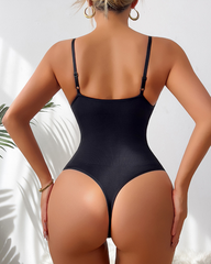 Deep V-Neck Sexy Waist Triangle Bodysuit