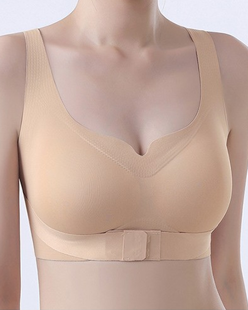 Crisscross Back Seamless Wirefree Bra