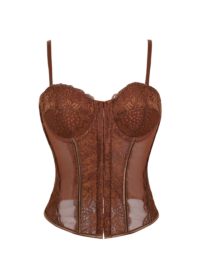 Retro Slimming Lace Bustier