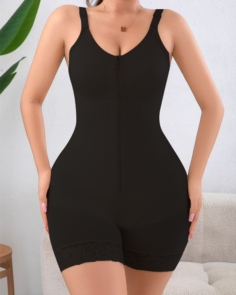 Slim Waist Hip Lift Zipper Body Shaper