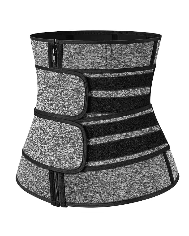 Body Shaping Double Belt Zipper Belly Control Belt
