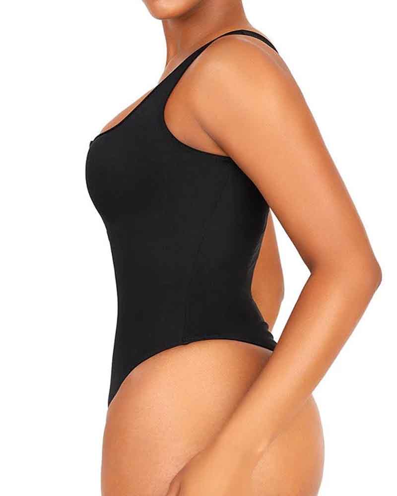 Front Zip Triangle Jumpsuit