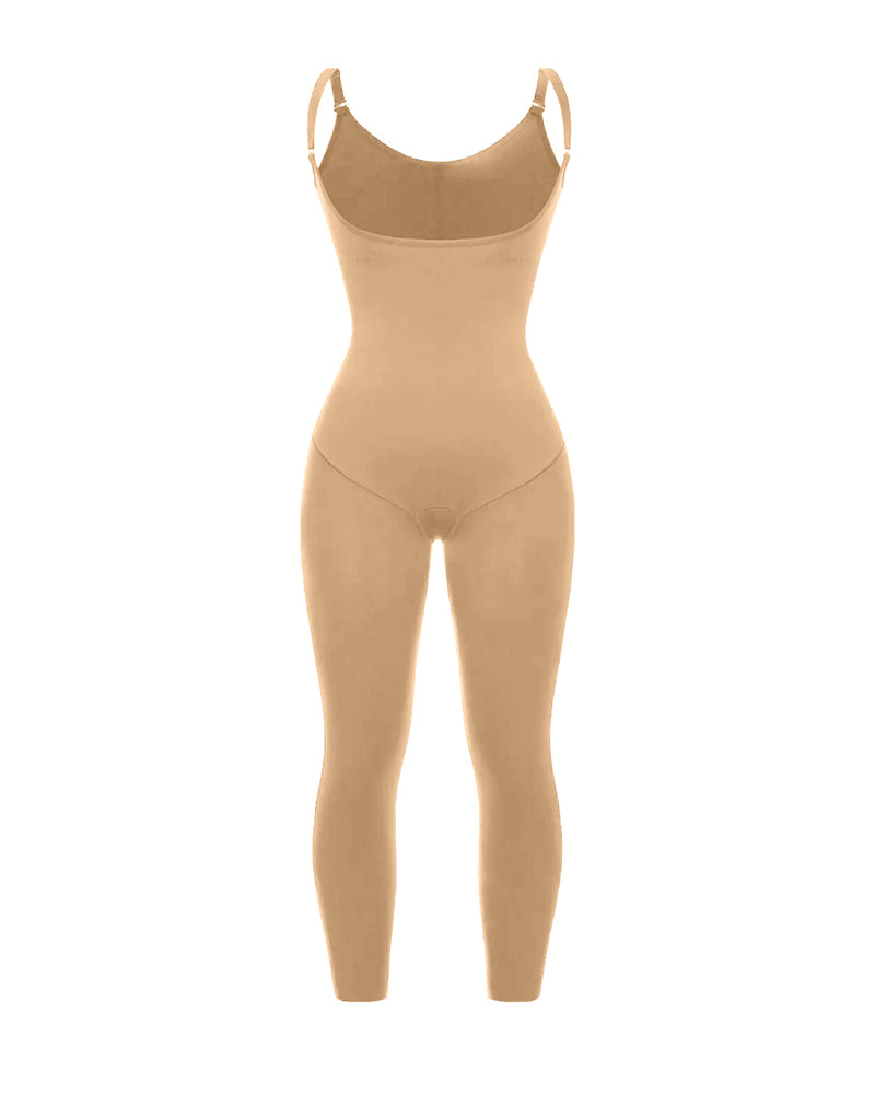 Slimming Open Bust Jumpsuit Bodyshaper