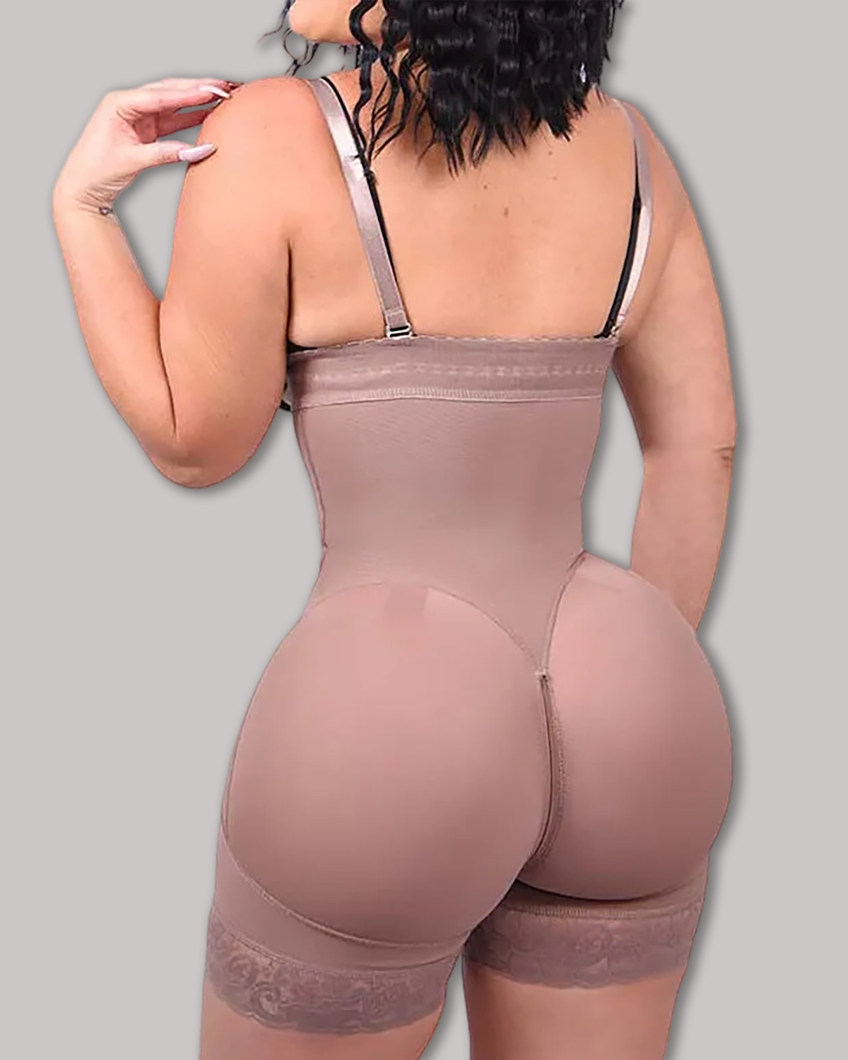 Shapewear for Women Tummy Control Body Shaper Butt Lifter Thigh Slimmer Faja Plus Size with Zipper Crotch