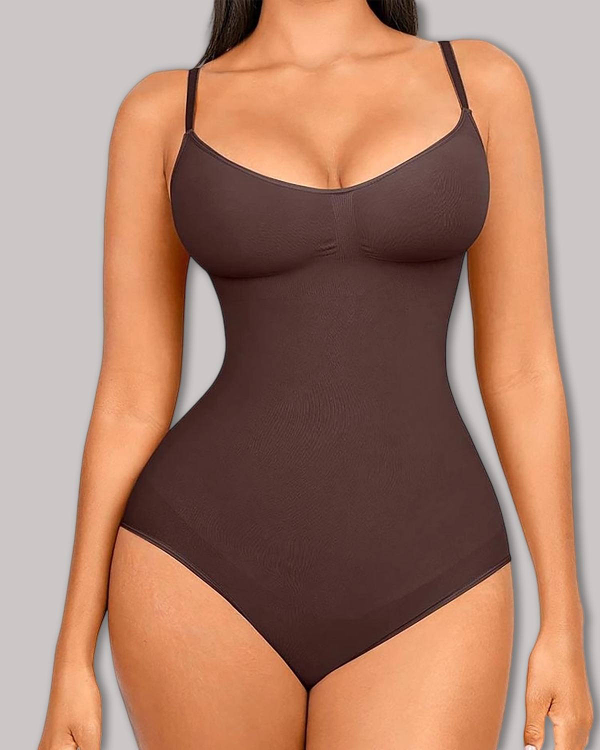 Bridal Seamless Shapewear Bodysuit | No-Roll Tummy Control | Curvy-Faja