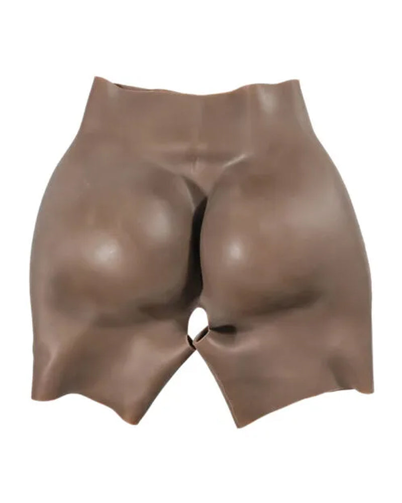 Women's Sexy Silicone Fake Butt Big Hip Enhancer Pads Shapewear Panties Open Crotch Silicone Body Shaper Pants with Three-Year Service Life