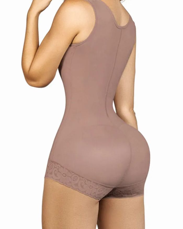 Shapewear for Women Hook and Eye Closure Breast Support Tummy Control Triangle Bodysuit Bodyshaper
