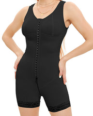 Strong Tummy-Lifting and Hip-Lifting Buttoned Body Shaping Top