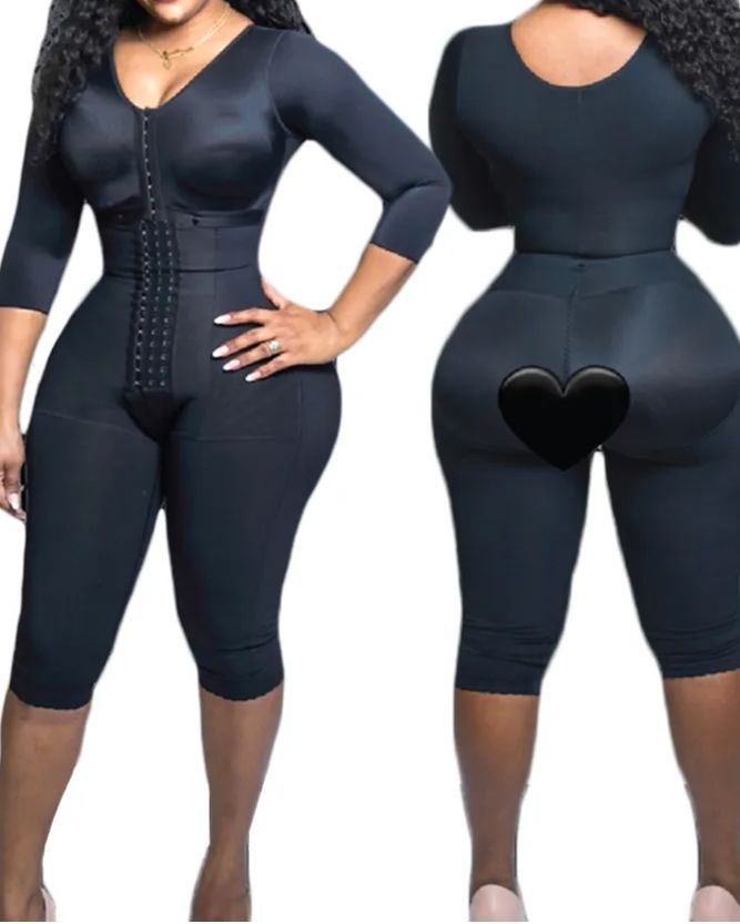 Full Body Support Arm Compression Shrink Your Waist With Built In Bra