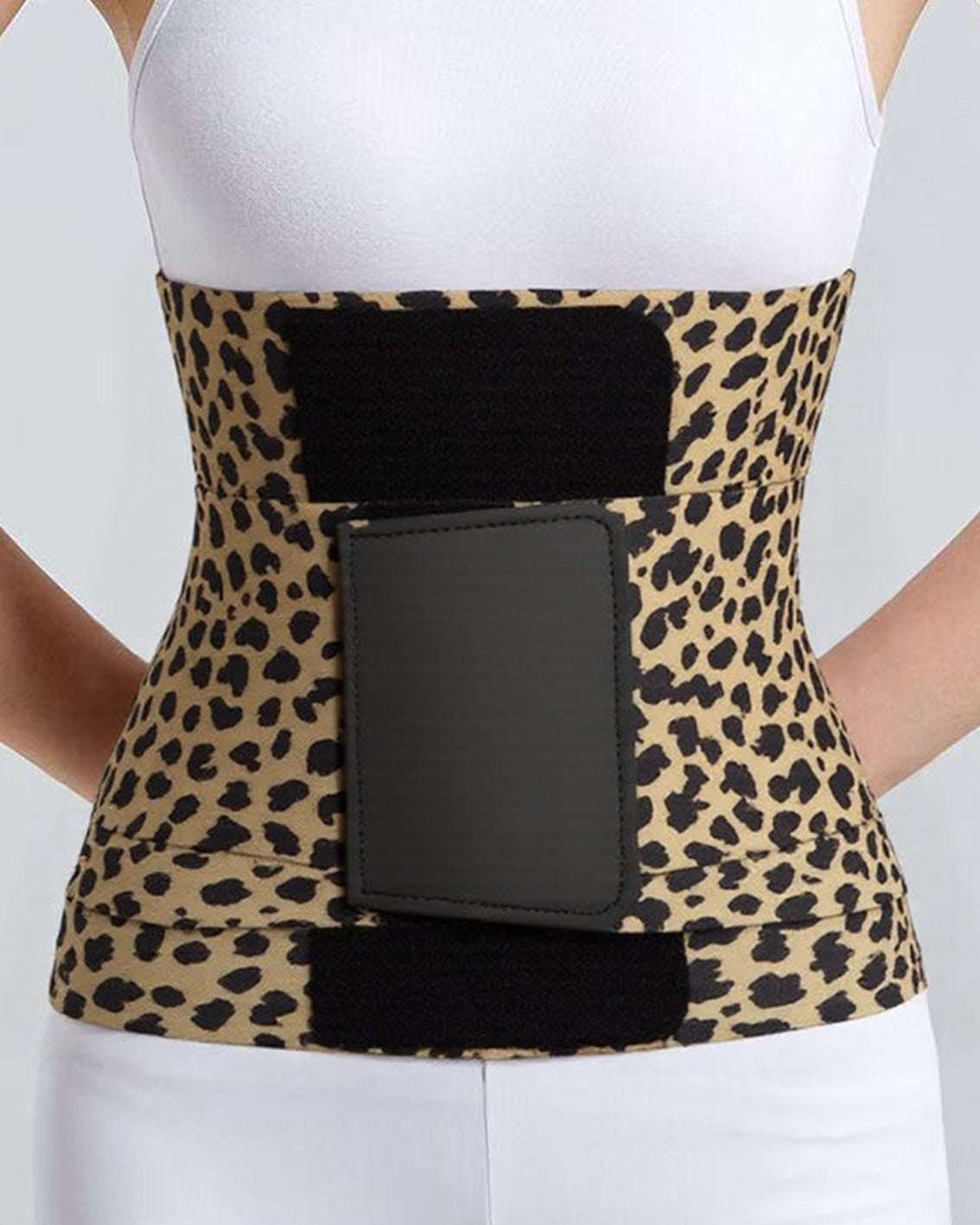 Leopard Print Elastic Tummy-Control Waist Trainer Belt