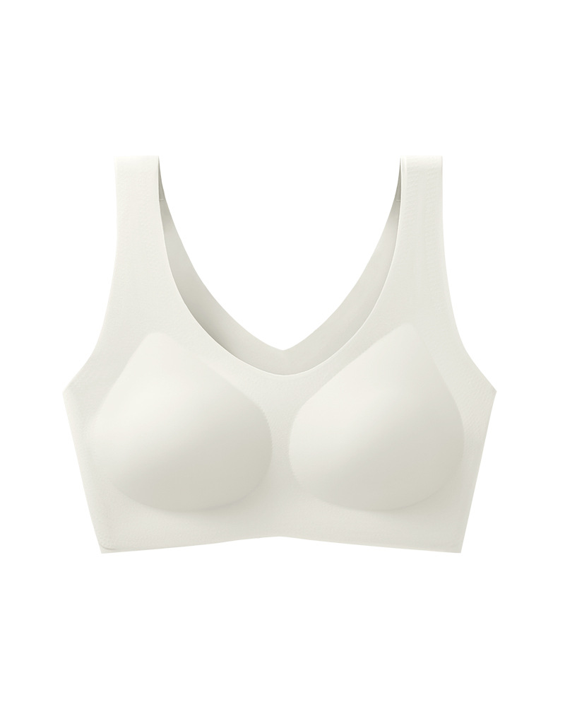 Soft Stretch Seamless Wire-Free Wide Strap Bra