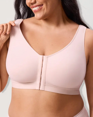 Full Cup Non-Padded Soft Lift Front Closure Bra