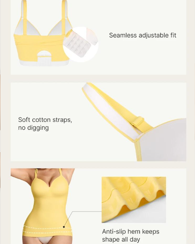 Seamless Built-in Bra Cami Shapewear Tank Top (Pre-Sale)
