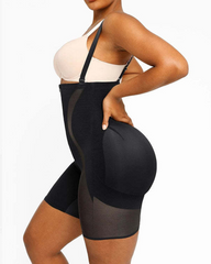 High-Waisted Tummy-Tucking Butt-Lifting Shapewear With Removable Non-Slip Shoulder Straps