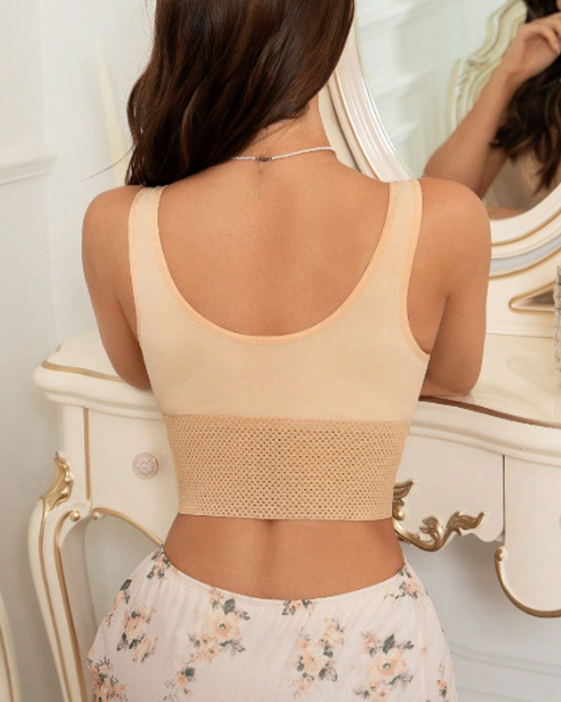 Front Closure Push Up Tummy Control One-Piece Shaping Bra
