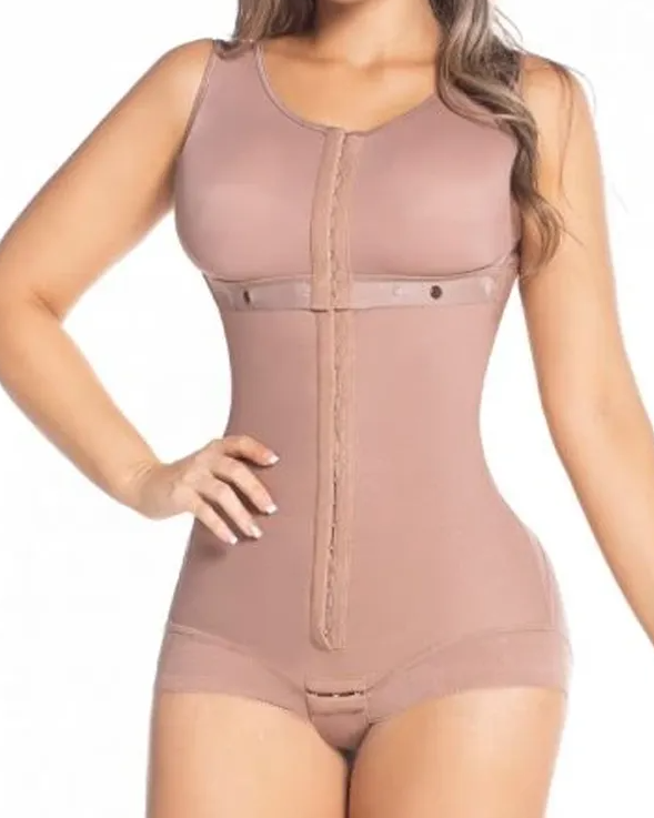 Shapewear For Women Hook And Eye Closure Breast Support Tummy Control Triangle Bodysuit Bodyshaper