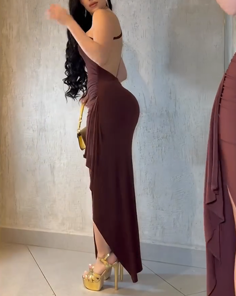 Backless Fitted Dress