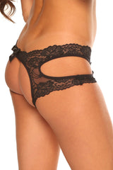 Black Lace Sweet Seat Short