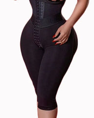Women's Hip Shaping Knee-length High Waist Shorts