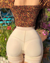 Button Breasted Zippered High Waist Butt Lift Shapers