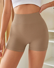 Lightweight High-Waisted Tummy-Controlling Hip-Lifting Seamless Shorts
