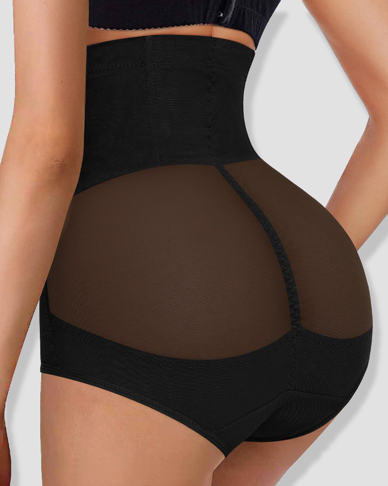 High Waist Crisscross Tummy Control Butt Lifter Shapewear Panty