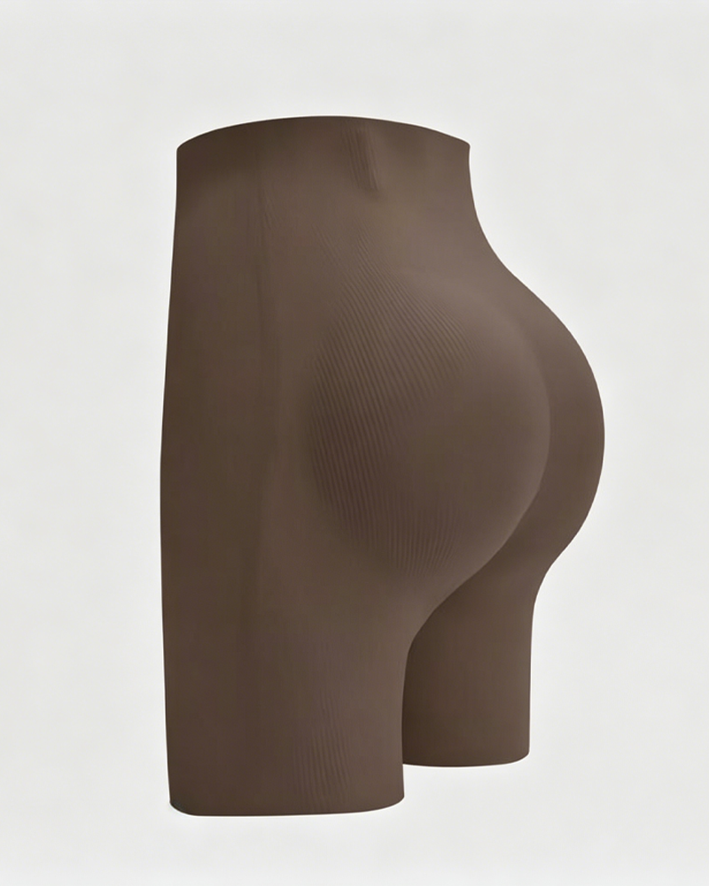 Seamless Padded Butt Lifter Shorts with Tummy Control