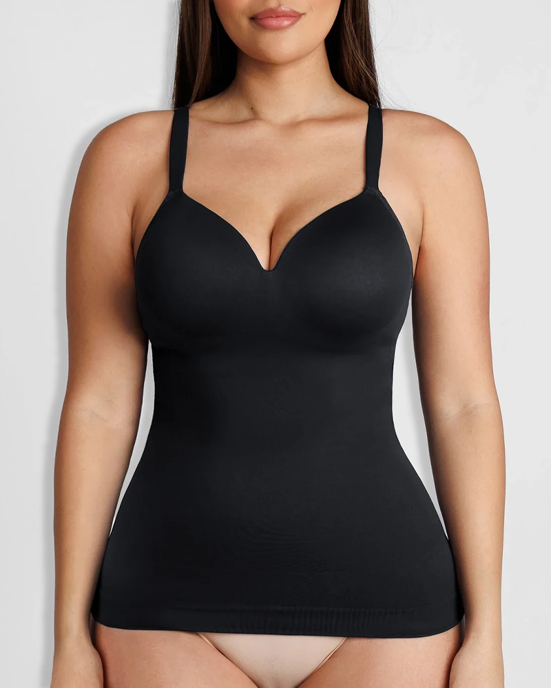 Seamless Built-in Bra Cami Shapewear Tank Top (Pre-Sale)