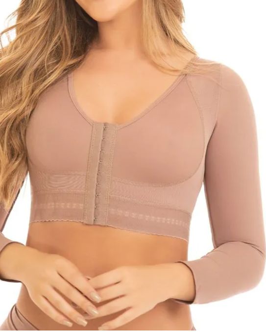 Shaper Tops for Women Arm Compression Post Surgery Front Closure Bra Tank Top Shapewear