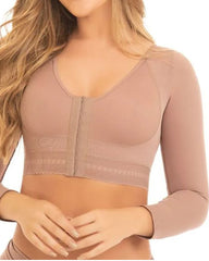 Shaper Tops for Women Arm Compression Post Surgery Front Closure Bra Tank Top Shapewear