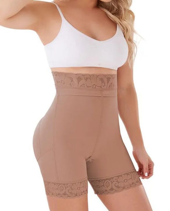 Butt Lifter High-Compression Girdle With Perineal Zipper