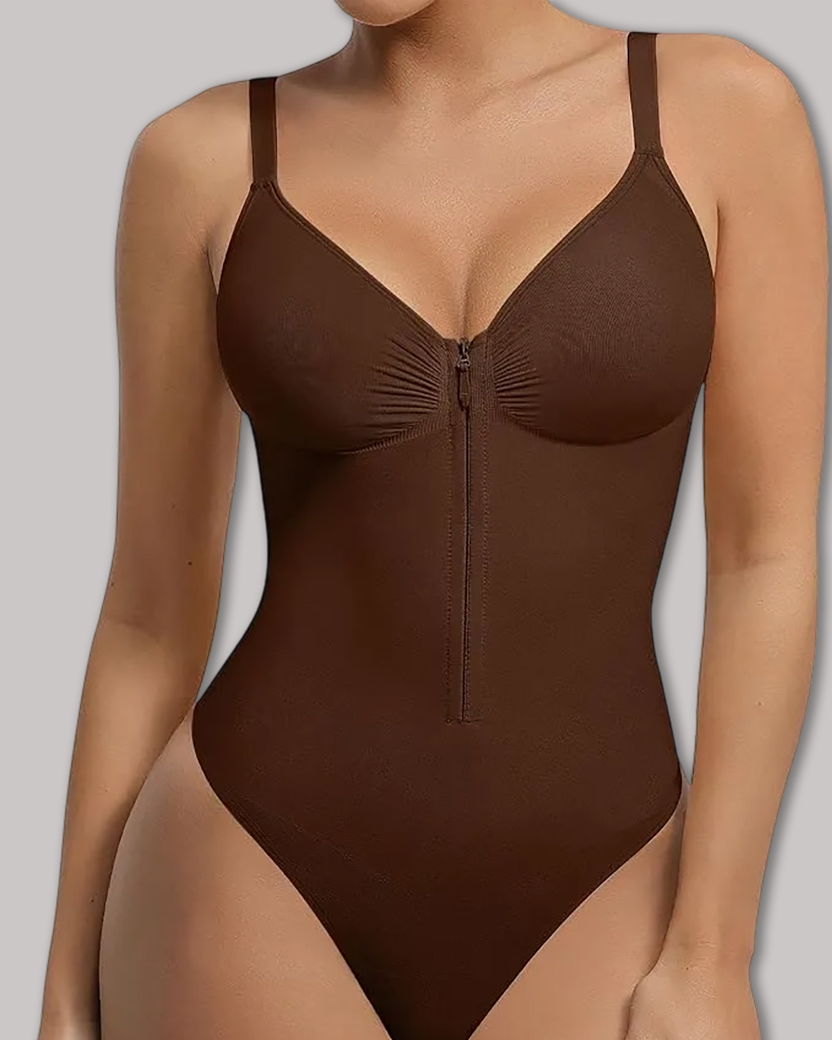 Women's Comfortable Zipper Tight Tummy Control Triangle Body Shaper
