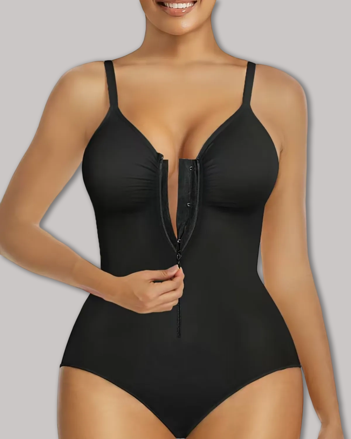 Women's Comfortable Zipper Tight Tummy Control Triangle Body Shaper