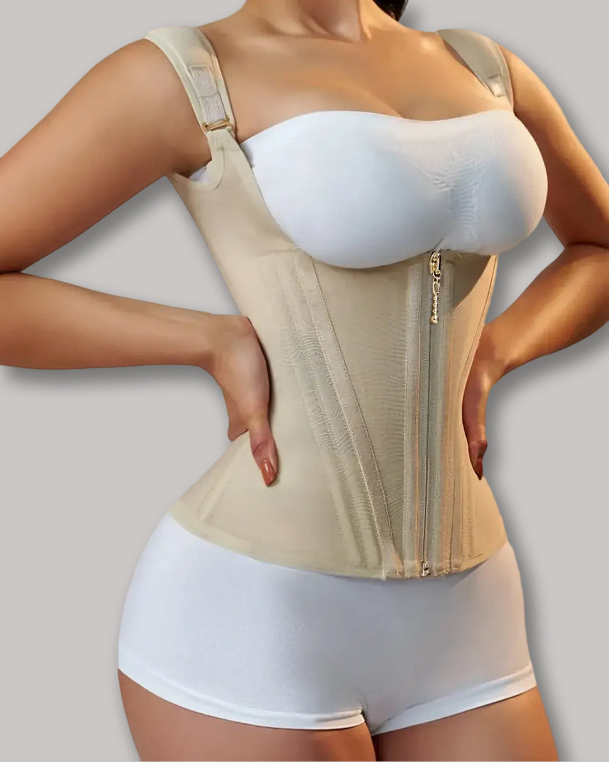 Waist Trainer for Women Corset Vest Body Shaper Cincher Trimmer Tank Top Sport Girdle with Steel Bones