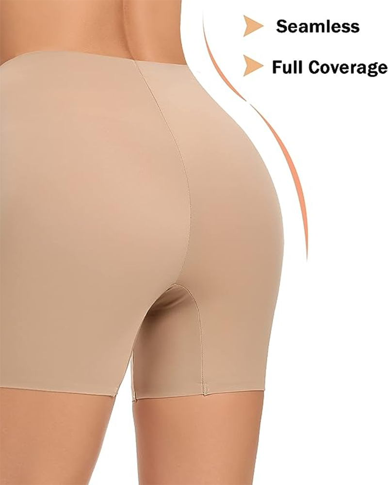 Womens Seamless Shaping Boyshorts Panties Tummy Control Underwear Slimming Shapewear Shorts