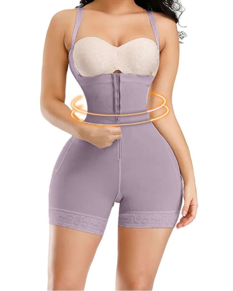Corset Tummy Control Panties Shapewear For Women Tummy Control Fajas Body Shaper Zipper Open Bust Bodysuit