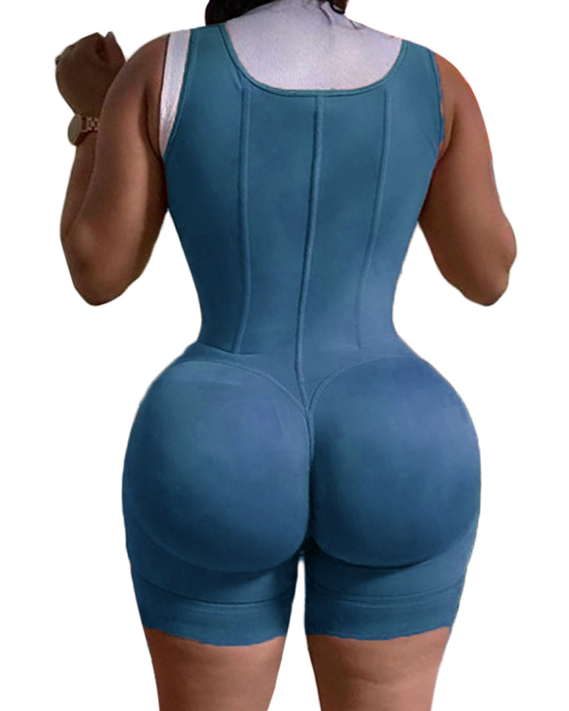 Women's Shapewear HOOK AND EYE CLOSURE Tummy Control  Adjustable Crotch  Open Bust Bodysuit