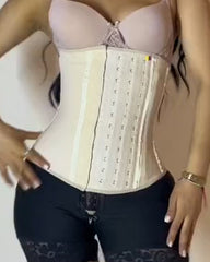 Waist Trainer for Women Latex Underbust Waist Cincher Corset Sport Girdle Hourglass Body Shaper