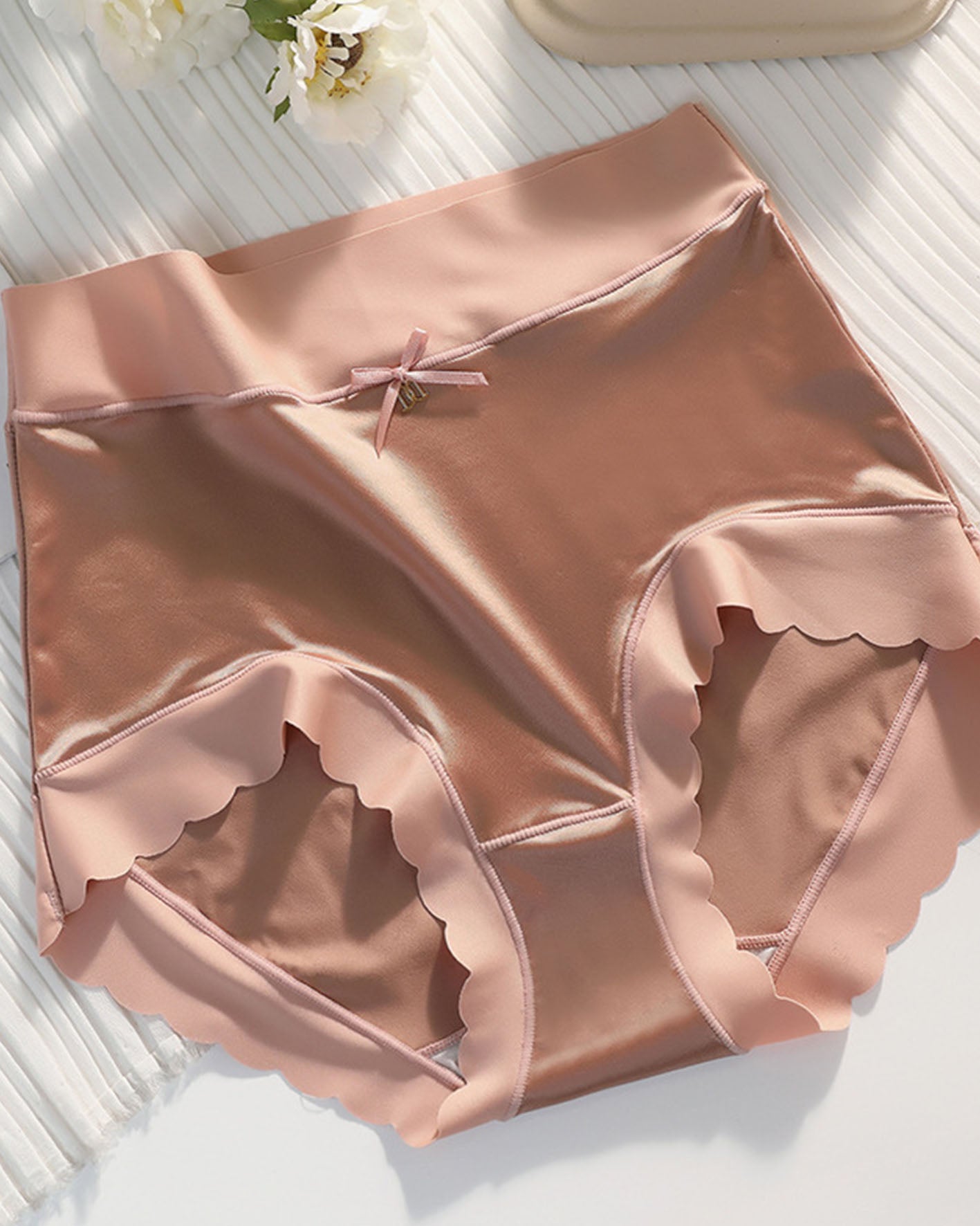 Silkworm Silk High-Waisted Hip Lift Sexy Panties Ref2111