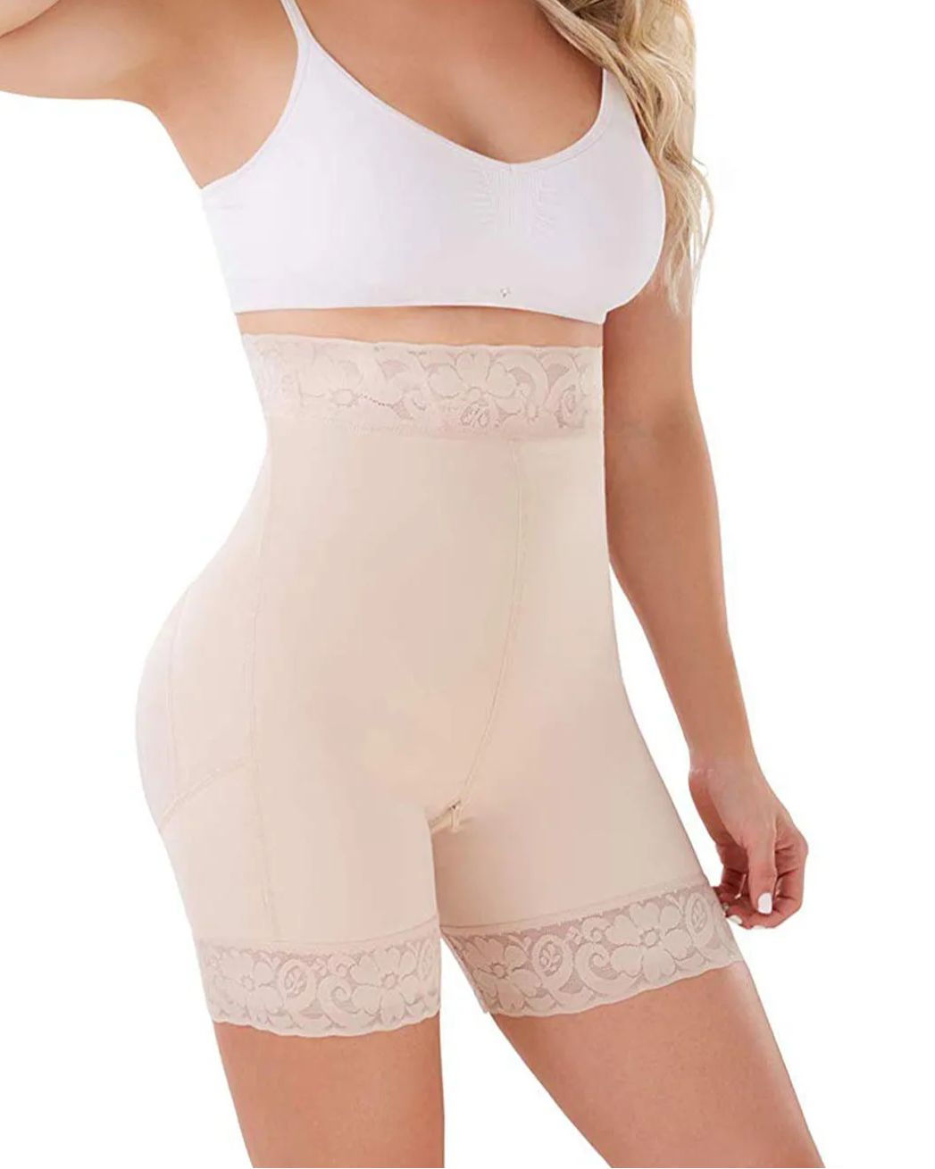 Butt Lifter High-Compression Girdle With Perineal Zipper