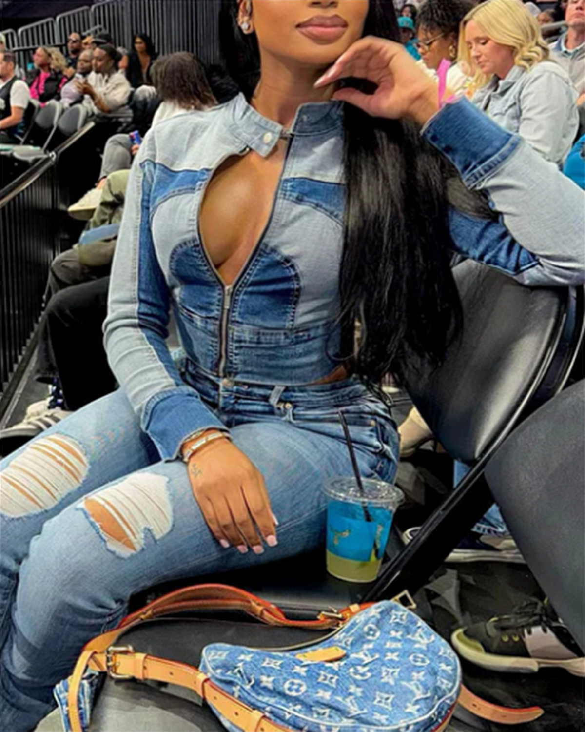Patchwork Denim Jacket