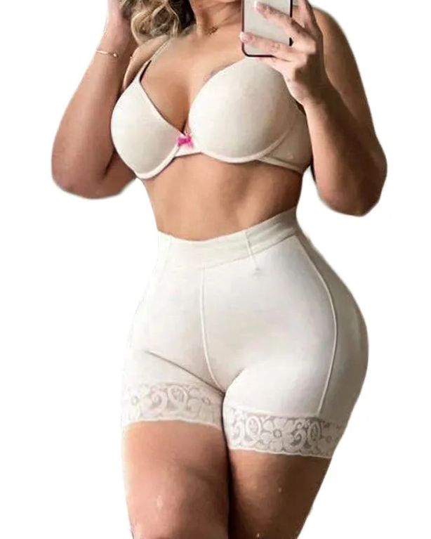 Double High Compression Butt Lifter Shorts Hourglass Body Shaper