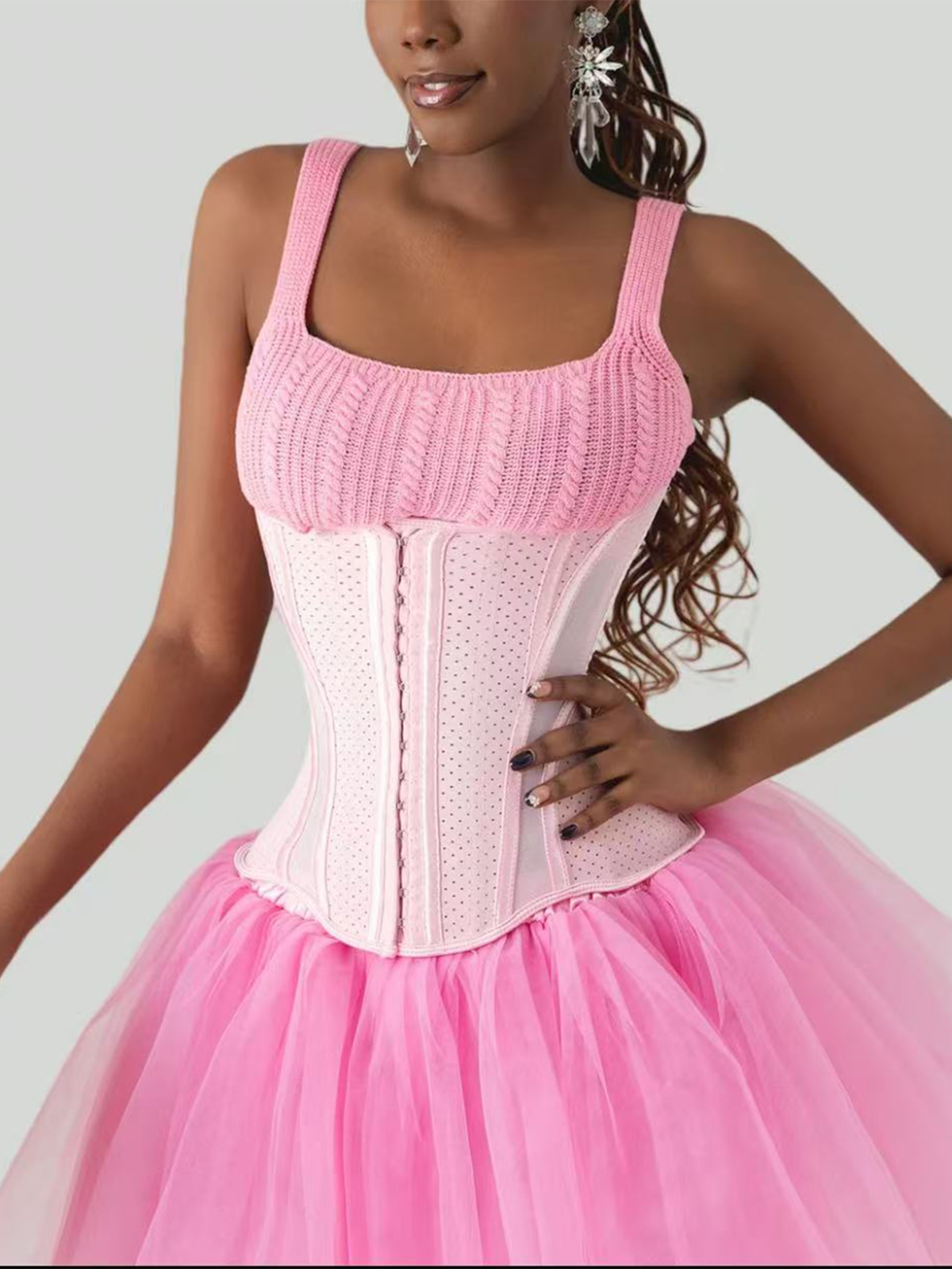 Women's Breathable Splicing Hourglass Waist Trainer