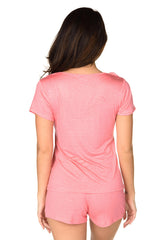 Pink With Love Short Set