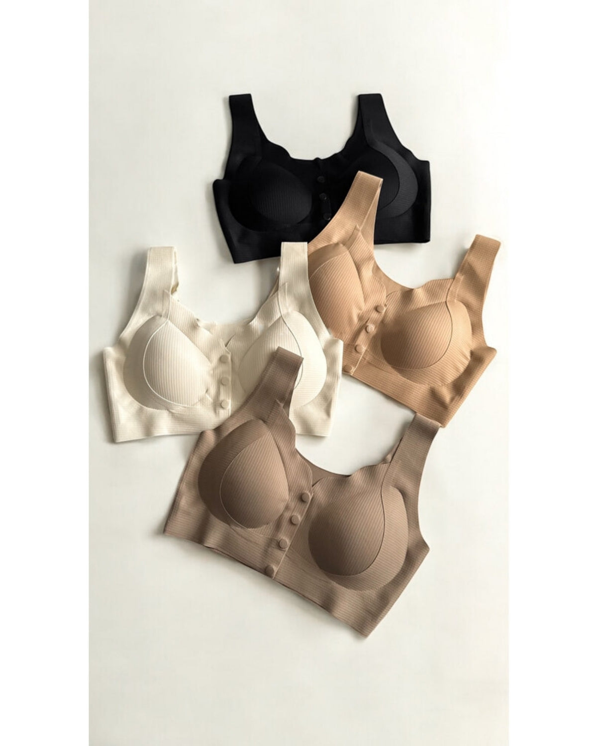 Laser Illusions Buttoned Bra