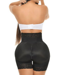 High Waist Push Up Shorts With 3 Rows Of Bootylicious Enhancement Snaps
