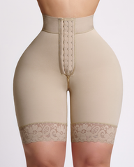 Women's Flat High Waist Stretch Shorts