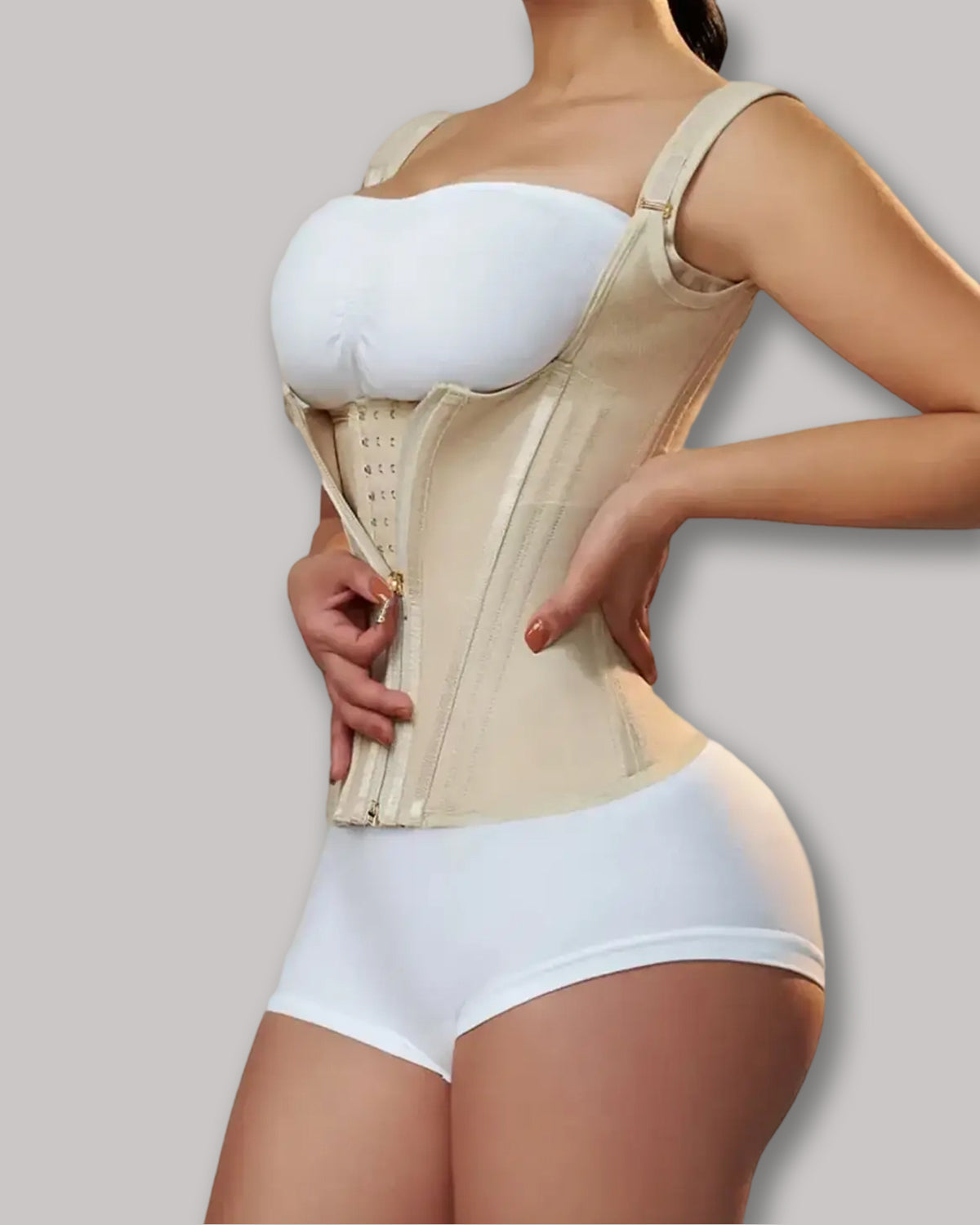 Waist Trainer for Women Corset Vest Body Shaper Cincher Trimmer Tank Top Sport Girdle with Steel Bones
