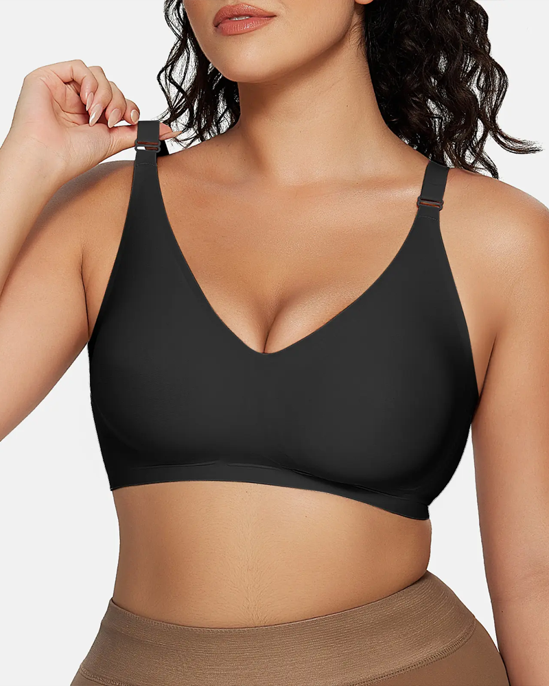 Comfortable Jelly Seamless Wire-Free Push-Up Bra