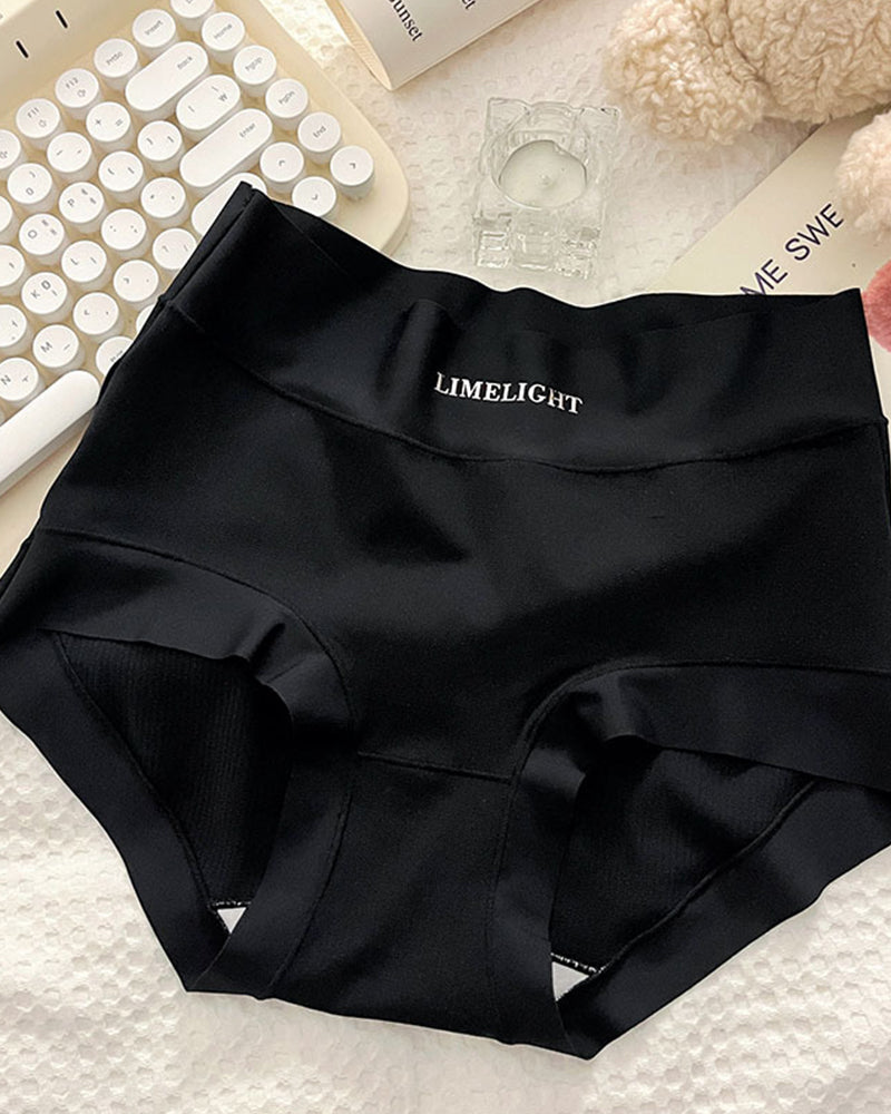 Ice Silk High Waist Tummy Control Briefs